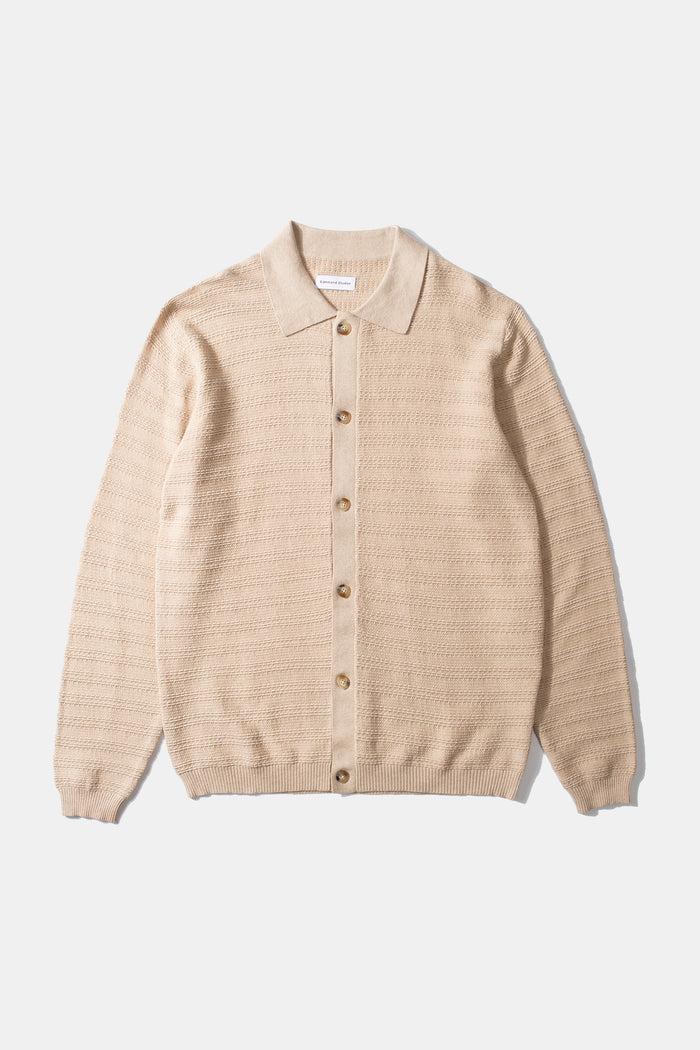 Edmmond studios GIORGOS KNITED SHIRT TAN