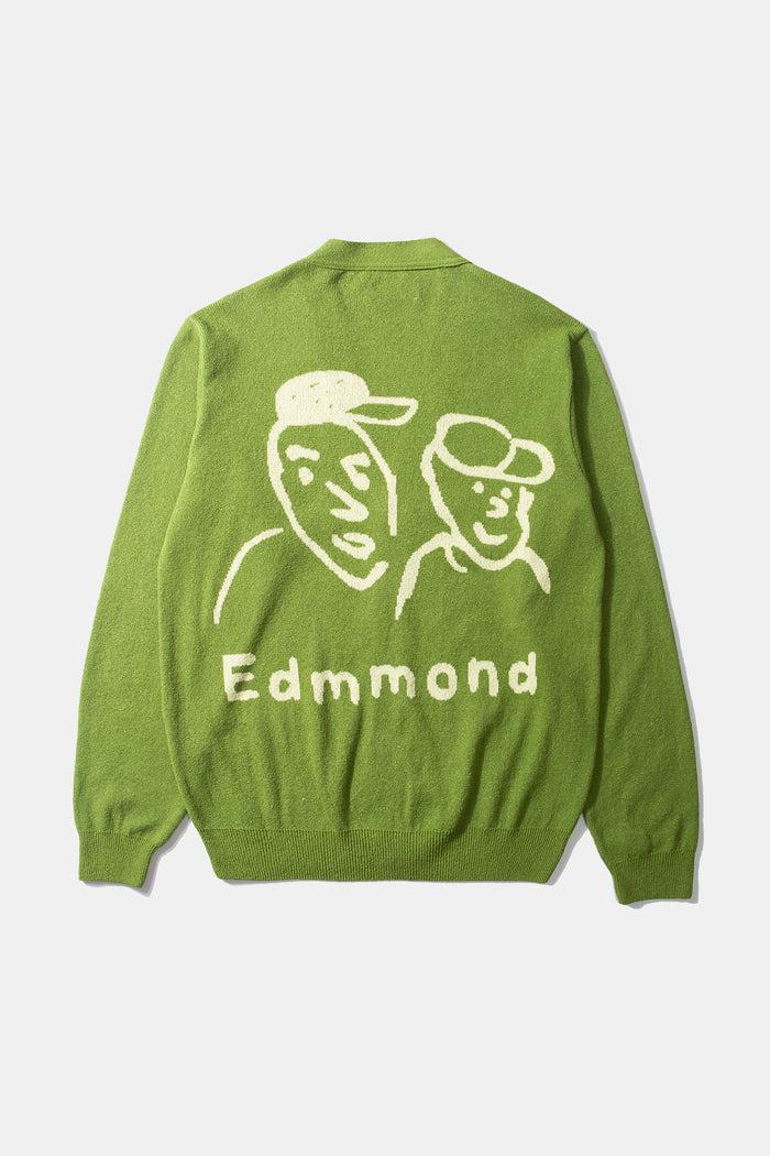 Edmmond studios PEOPLE CARDIGAN GREEN Última moda