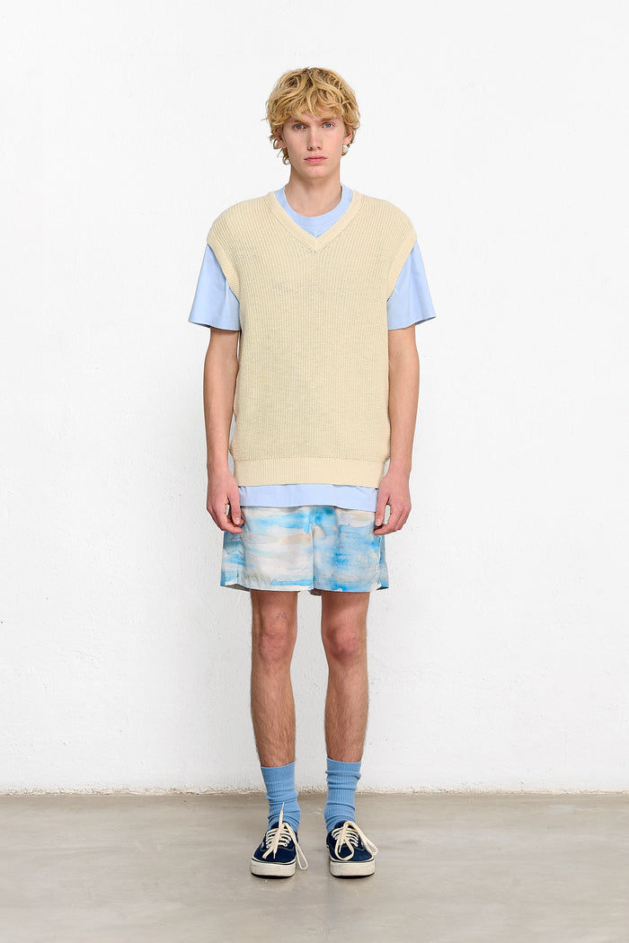 Edmmond studios CAPTAIN VEST BEIGE Ofertas de temporada