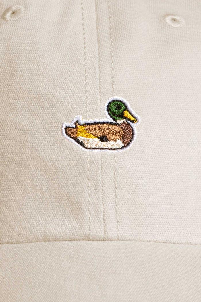 Edmmond studios DUCK PATCH CAP BEIGE Grandes descuentos