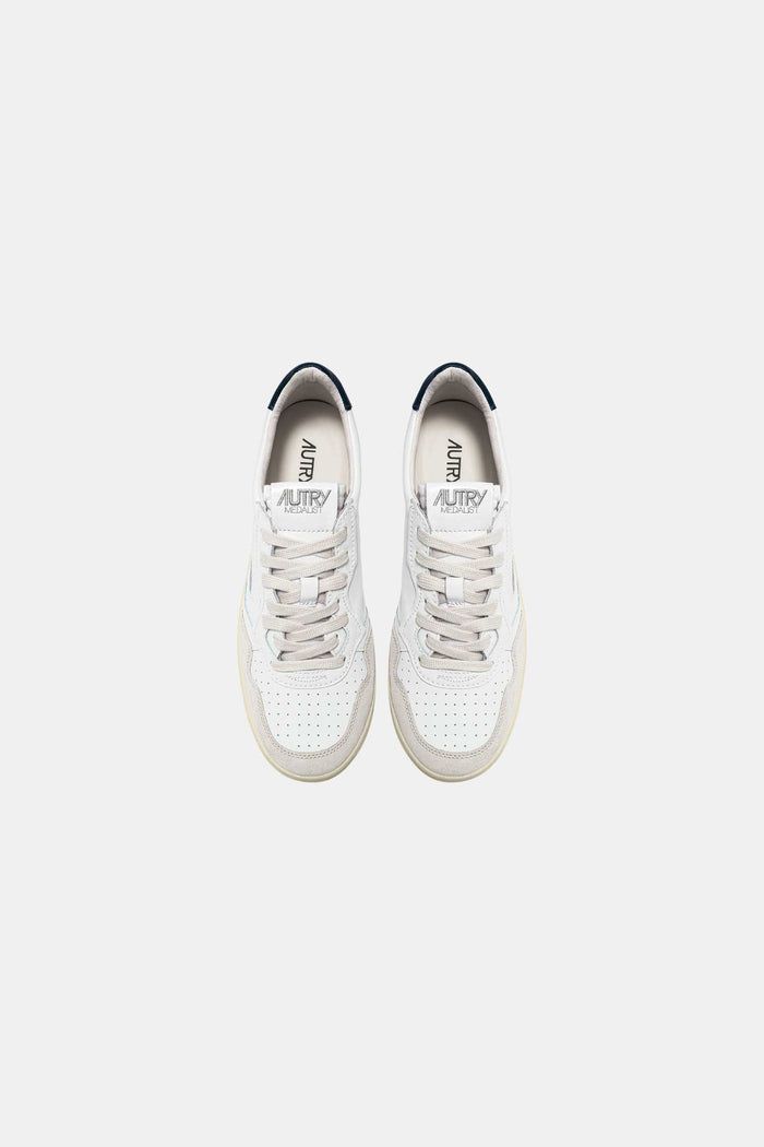 Edmmond studios AUTRY MEDALIST LOW WHT/BLUE Rebajas de fábrica