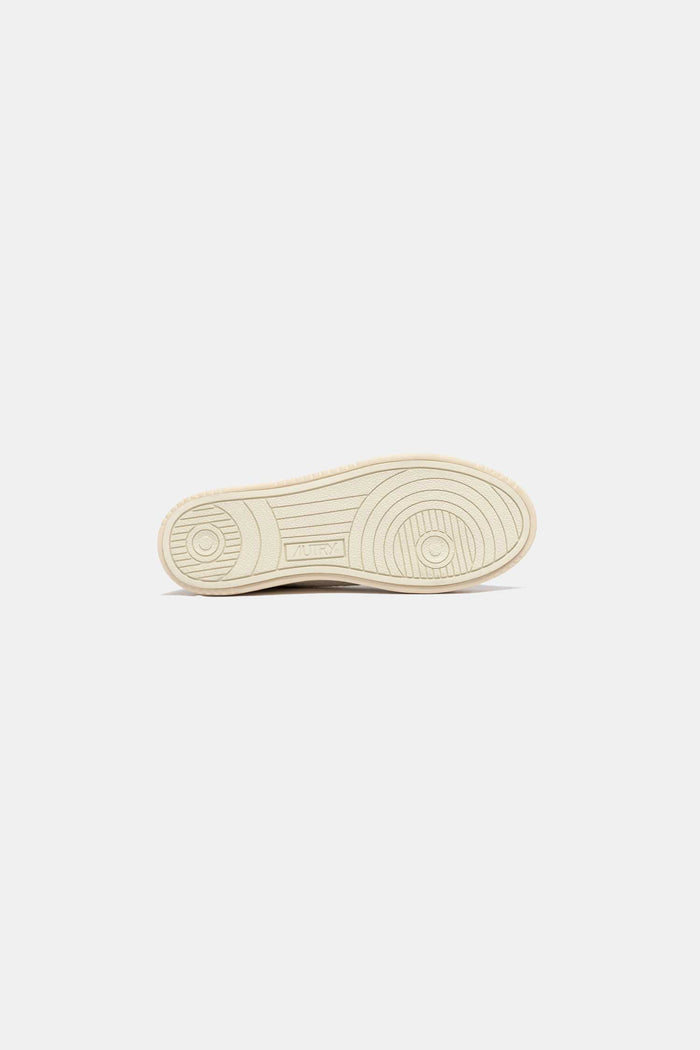 Edmmond studios AUTRY EASEKNIT LOW KNIT/LEAT WHT/IVORY Ventas relámpago