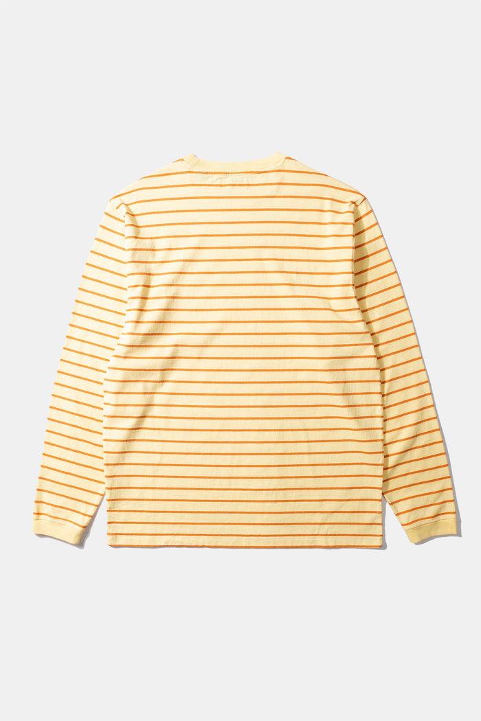Edmmond studios MINI LOGO STRIPES LS LIGHT YELLOW Rebajas top