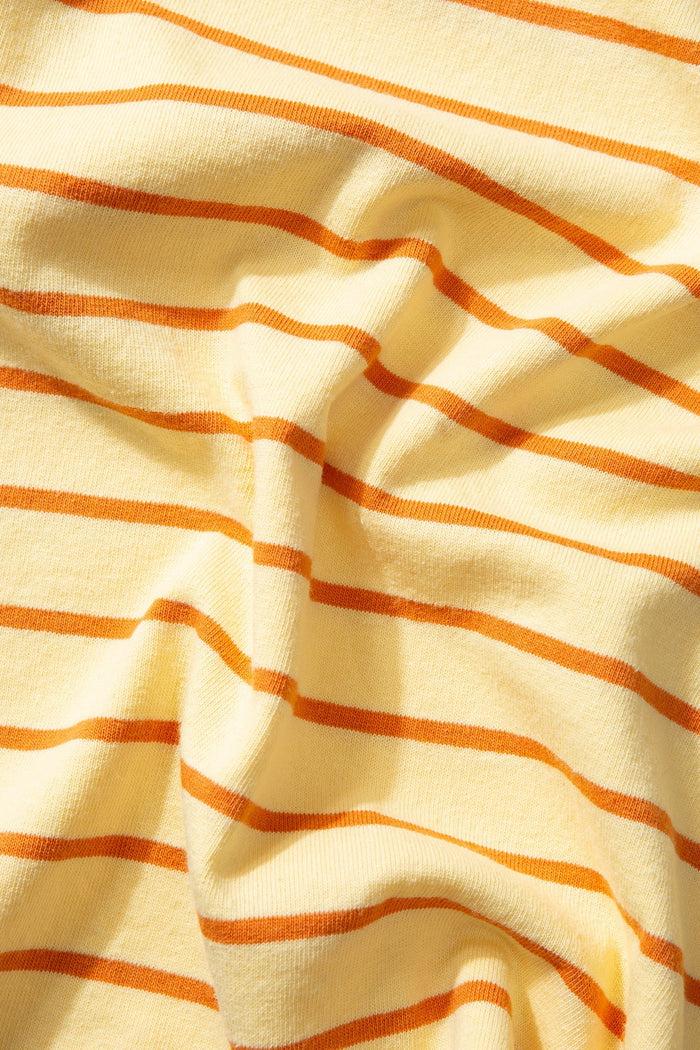 Edmmond studios MINI LOGO STRIPES LS LIGHT YELLOW Rebajas top