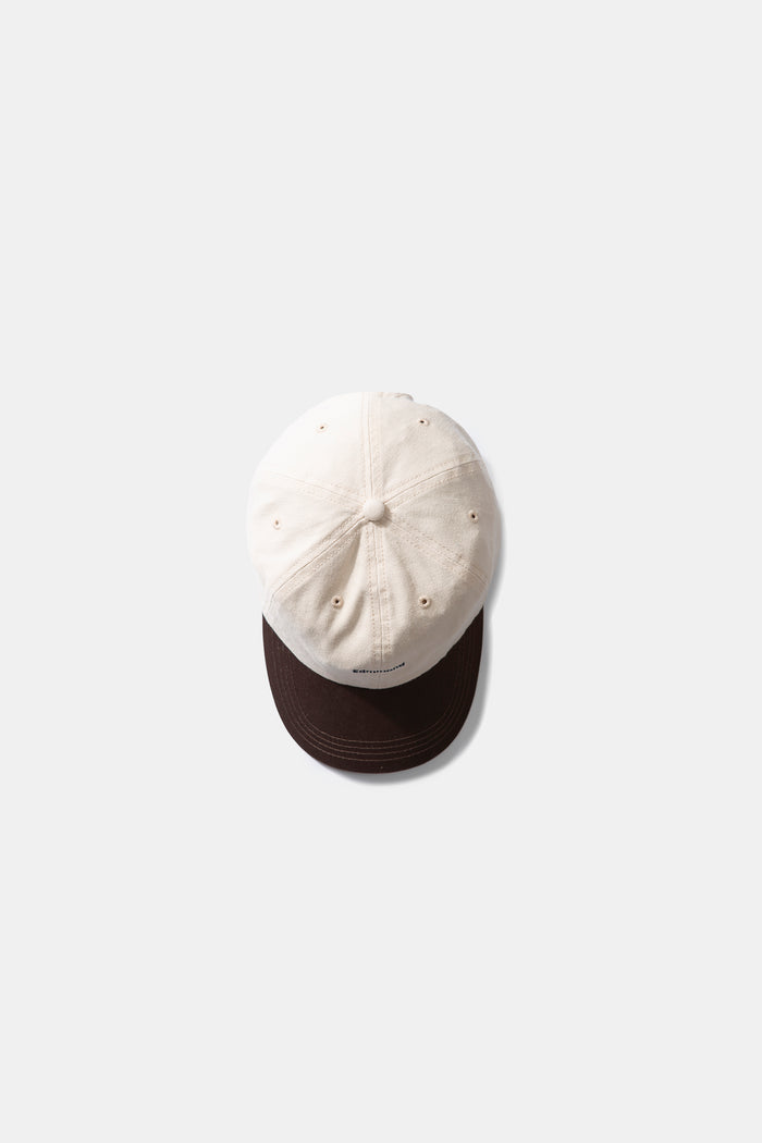 Edmmond studios LOGO BICOLOR CAP OFF WHITE Rebajas de fin de temporada