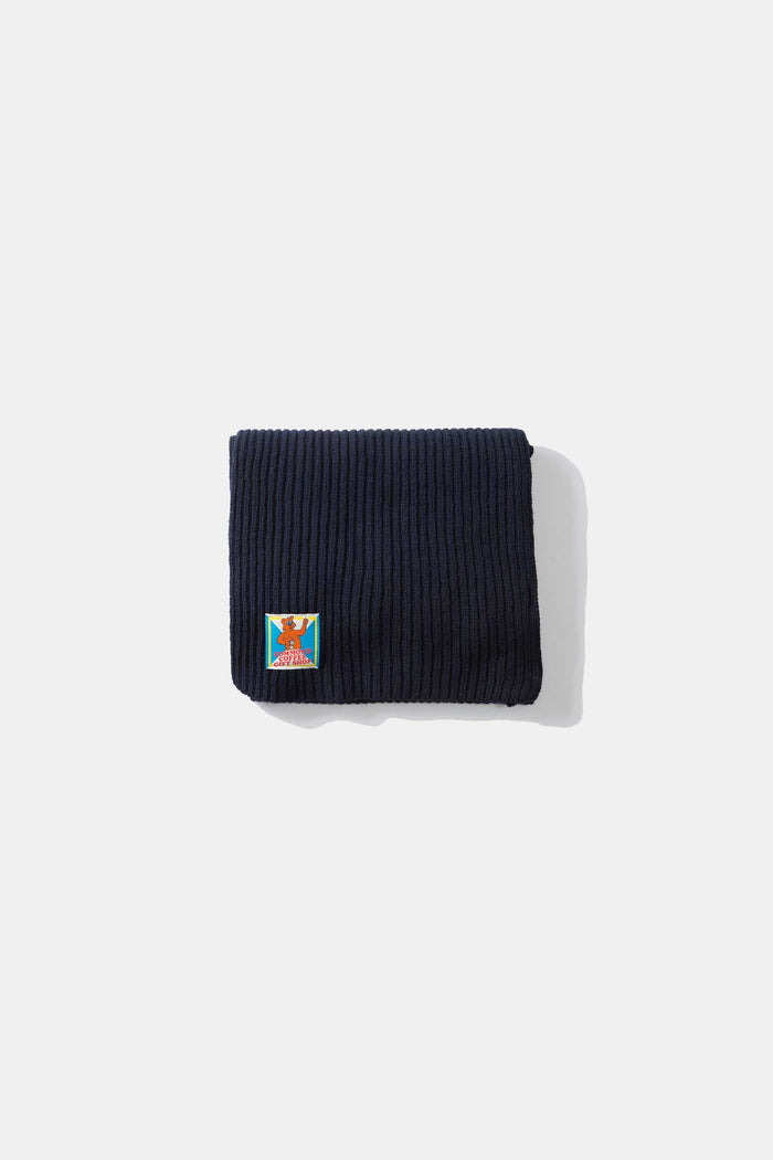 Edmmond studios EDMMOND COFFEE SCARF NAVY