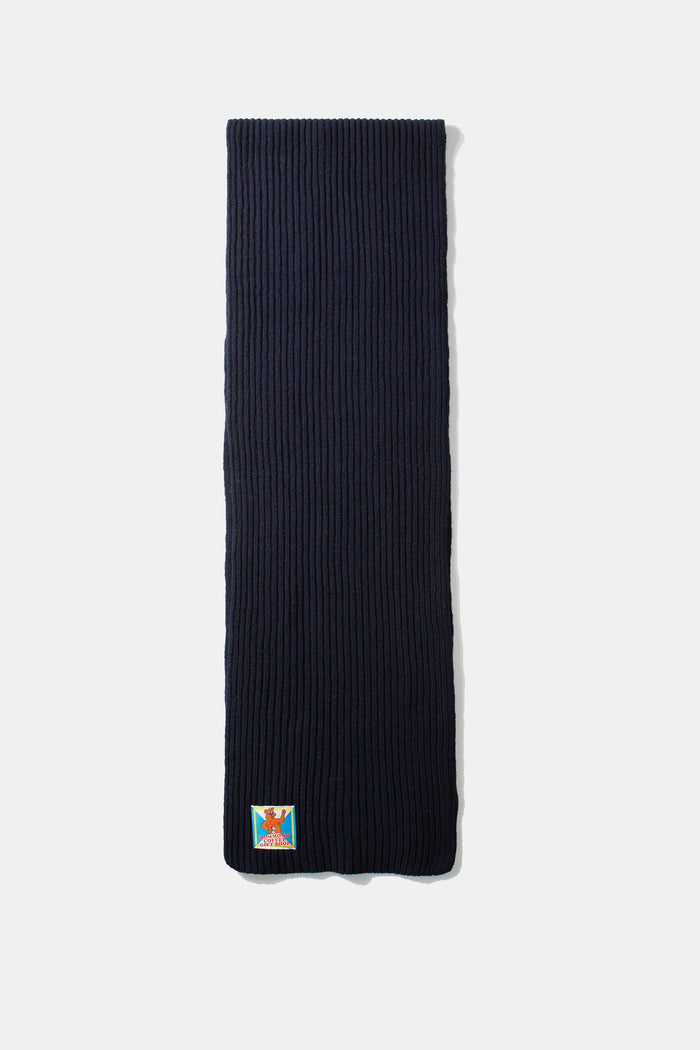 Edmmond studios EDMMOND COFFEE SCARF NAVY En línea