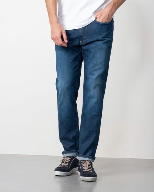 Etiem Tejano azul elástico regular fit
