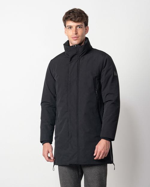 Etiem Parka acolchada de cuello tira `tipo trench´ con cremalleras waterproof Descuento por venta flash