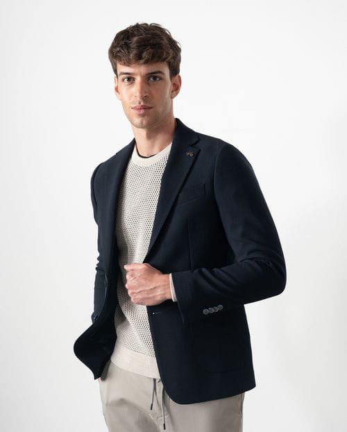 Etiem Americana tipo ´blazer´ en estructura de lana mezcla elástica Grandes ahorros