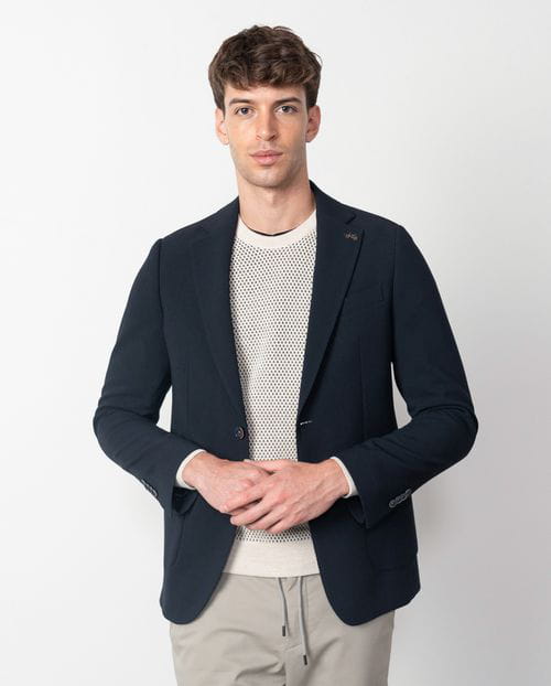 Etiem Americana tipo ´blazer´ en estructura de lana mezcla elástica Grandes ahorros
