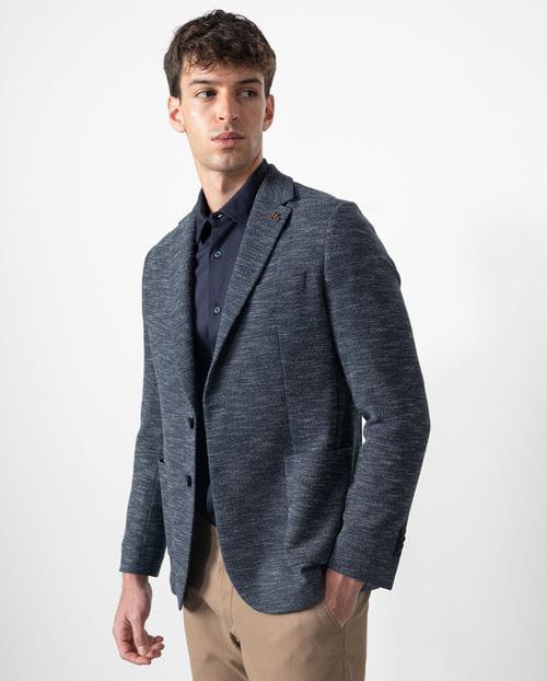 Etiem Americana de punto desestructurada slim fit sin forro Rebajas de fin de temporada