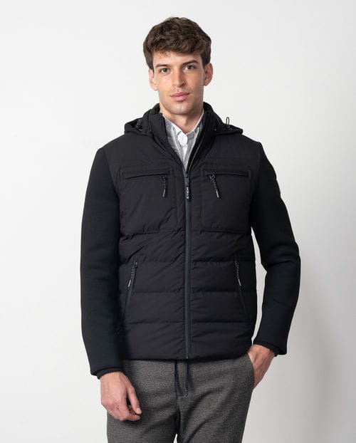 Etiem Chaqueta acolchada combinada de tejido técnico y punto `tipo foam´ Outlet online