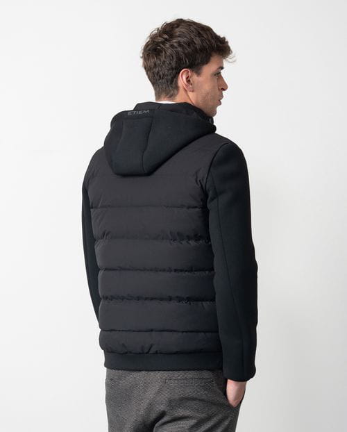 Etiem Chaqueta acolchada combinada de tejido técnico y punto `tipo foam´ Outlet online