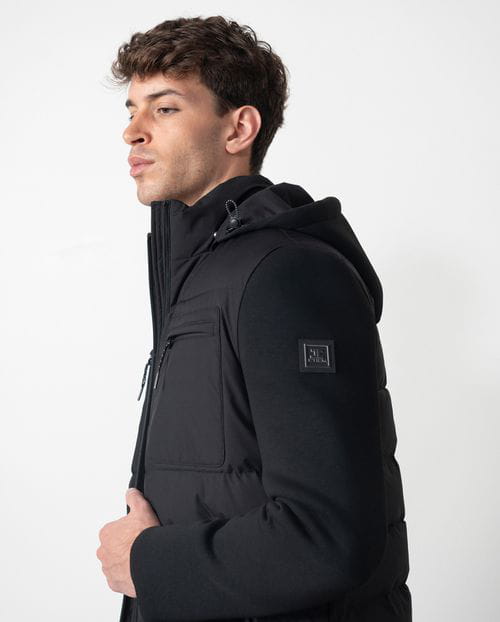 Etiem Chaqueta acolchada combinada de tejido técnico y punto `tipo foam´ Outlet online