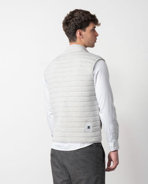 Etiem Chaleco acolchado con cremallera en punto tricot de lana mezcla Oferta especial