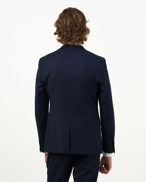 Etiem Traje extra-slim fit de tejido liso elástico Ahorra y exporta