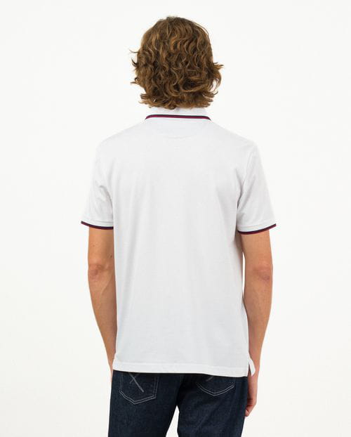 Etiem Polo de manga corta en granito de algodón mercerizado Oferta exclusiva