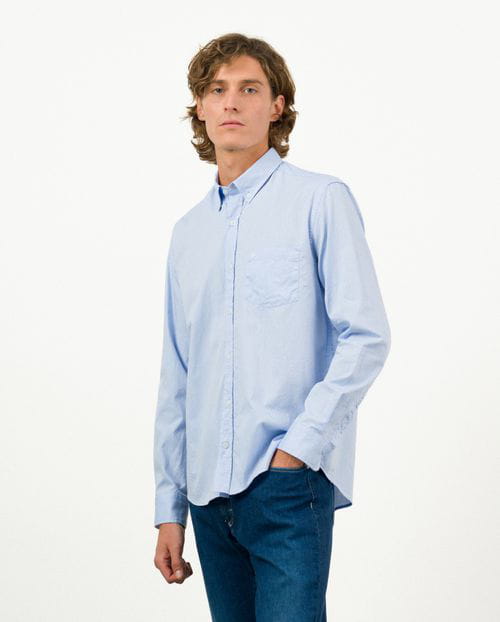 Etiem Camisa sport regular fit en fioxford de algodón Precio ultrabajo