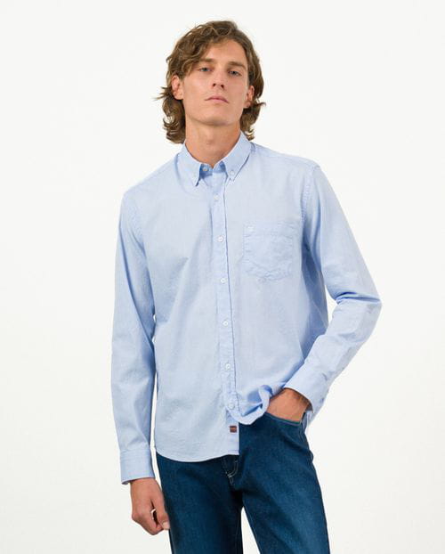 Etiem Camisa sport regular fit en fioxford de algodón Precio ultrabajo