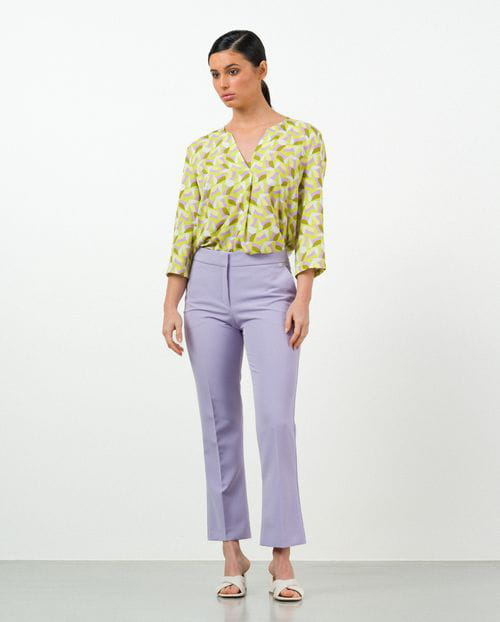 Etiem Pantalón tobillero estrecho semi-acampanado Rebajas