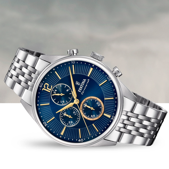 Festina RELOJ DE HOMBRE FESTINA TIMELESS CHRONOGRAPH F20285/3 CON ESFERA AZUL Envío gratis