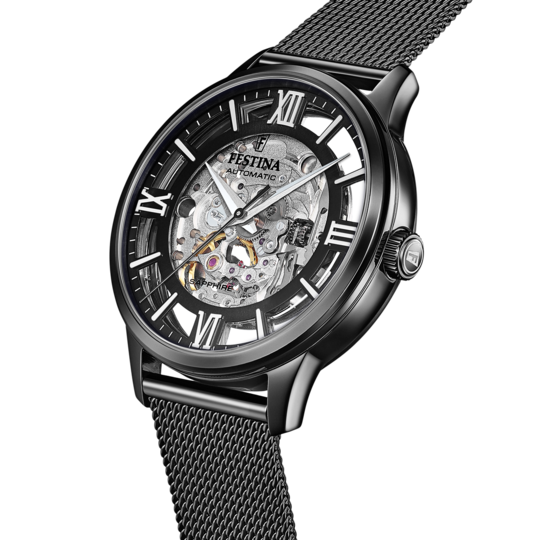 Festina RELOJ DE HOMBRE FESTINA AUTOMATIC SKELETON F20535/1 CON ESFERA NEGRA COMPRAR AHORA