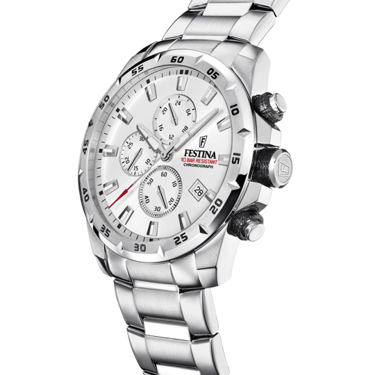 Festina RELOJ FESTINA TIMELESS CHRONOGRAPH F20463/1 PLATEADO CORREA DE ACERO HOMBRE Tienda de fábrica