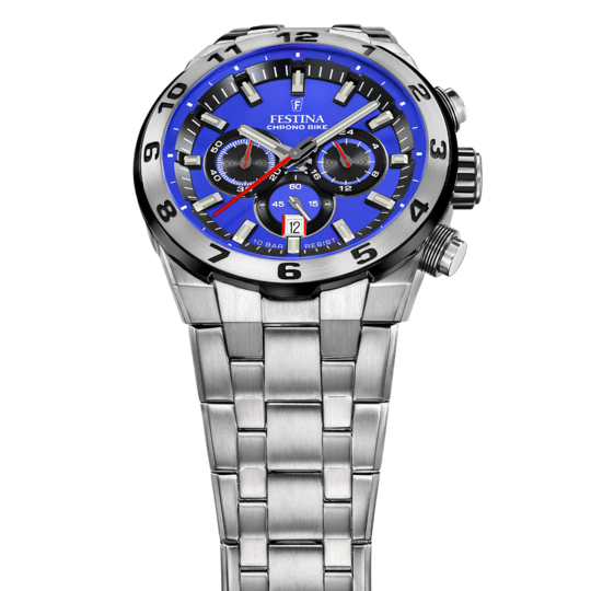Festina RELOJ PARA HOMBRE FESTINA CHRONO BIKE AZUL CON CORREA DE ACERO F20670/3 Descuento por venta flash