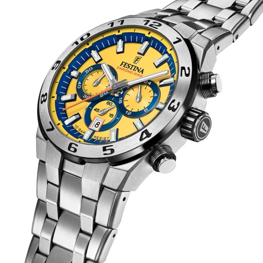 Festina RELOJ PARA HOMBRE FESTINA CHRONO BIKE AMARILLO CON CORREA DE ACERO F20670/4 Ofertas de temporada