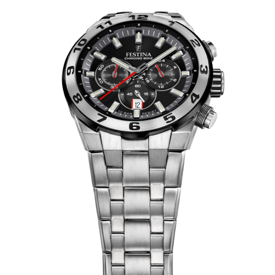 Festina RELOJ PARA HOMBRE FESTINA CHRONO BIKE NEGRO CON CORREA DE ACERO F20670/6 Ofertas especiales