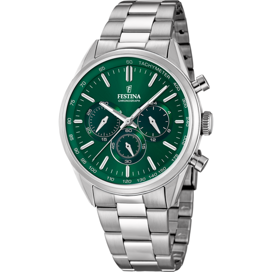 Festina RELOJ DE HOMBRE FESTINA TIMELESS CHRONOGRAPH F16820/R CON ESFERA VERDE