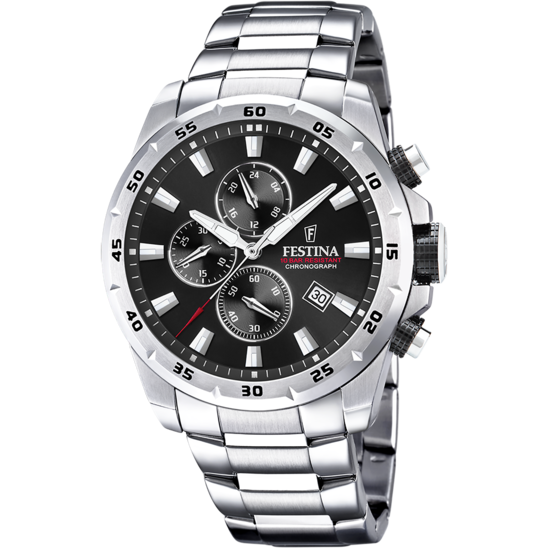 Festina RELOJ FESTINA TIMELESS CHRONOGRAPH F20463/4 NEGRO CORREA DE ACERO HOMBRE