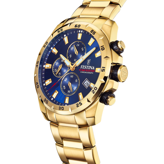 Festina RELOJ FESTINA TIMELESS CHRONOGRAPH F20541/2 AZUL CORREA DE ACERO HOMBRE Envío internacional gratuito