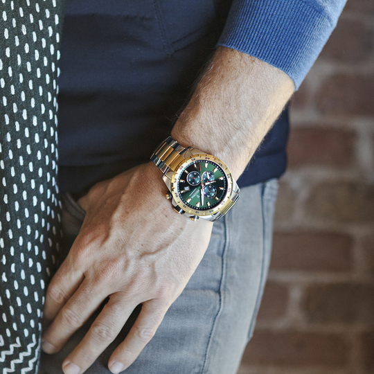 Festina RELOJ FESTINA F20562/3 VERDE CORREA DE ACERO HOMBRE Tienda de fábrica