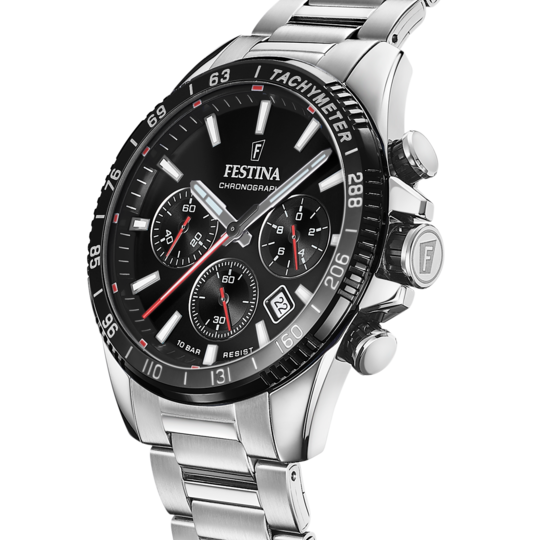Festina RELOJ DE HOMBRE FESTINA TIMELESS CHRONOGRAPH F20560/6 CON ESFERA NEGRA Ahorra y exporta