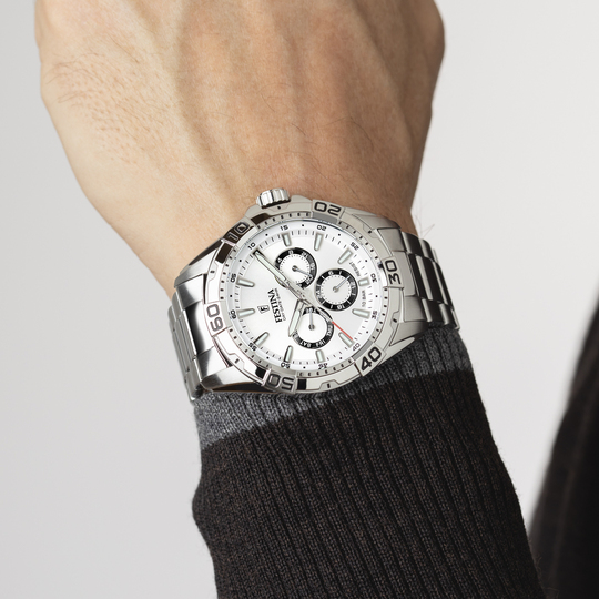 Festina RELOJ FESTINA F20623/1 BLANCO CORREA DE ACERO INOXIDABLE 316L HOMBRE Venta caliente