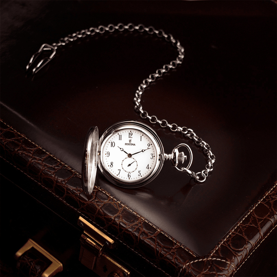 Festina RELOJ DE BOLSILLO PARA HOMBRE FESTINA POCKET F2026/1 CON ESFERA BLANCA ÚLTIMAS EDICIONES