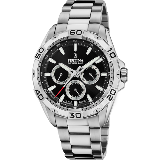 Festina RELOJ FESTINA F20623/4 NEGRO CORREA DE ACERO INOXIDABLE 316L HOMBRE