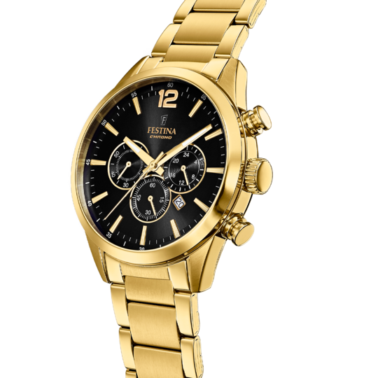 Festina RELOJ DE HOMBRE FESTINA TIMELESS CHRONOGRAPH F20633/3 CON ESFERA NEGRA Libre de impuestos