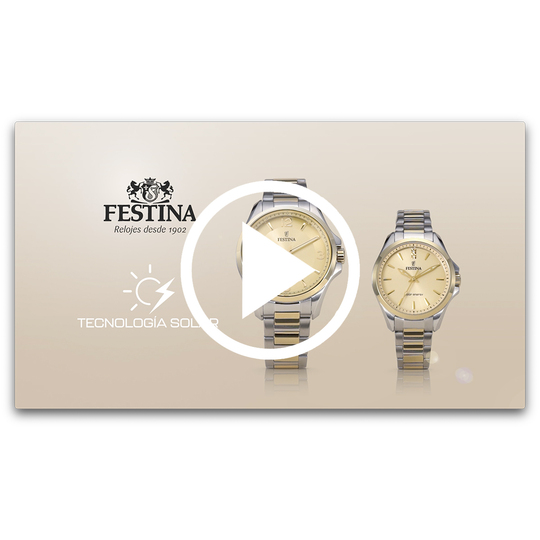 Festina FESTINA SOLAR ENERGY F20657/1 PLATEADO ACERO INOXIDABLE 316L HOMBRE Devoluciones gratuitas