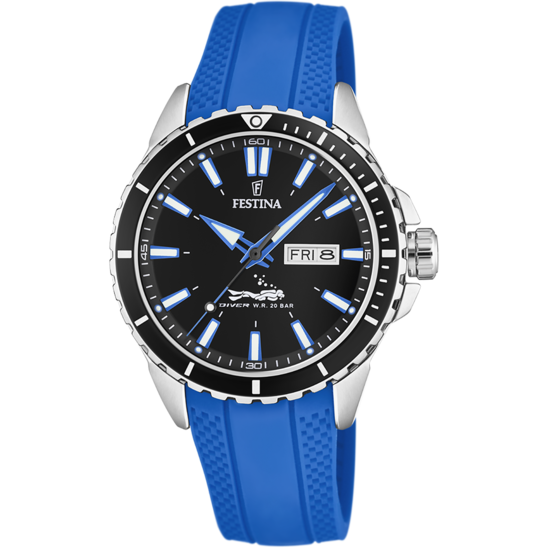 Festina RELOJ FESTINA F20378/3 NEGRO CORREA DE CAUCHO HOMBRE