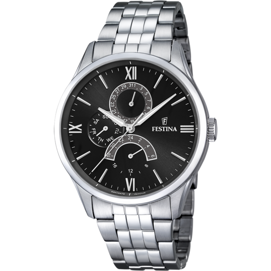 Festina RELOJ DE HOMBRE FESTINA RETRO F16822/4 CON ESFERA NEGRA
