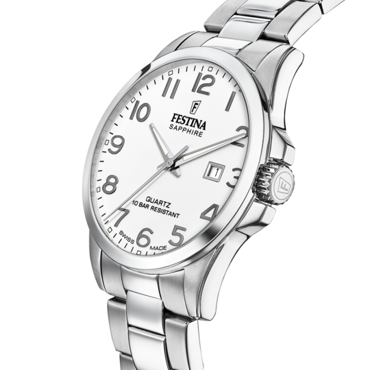 Festina RELOJ DE HOMBRE FESTINA SWISS MADE F20024/1 CON ESFERA PLATEADA COMPRAR AHORA