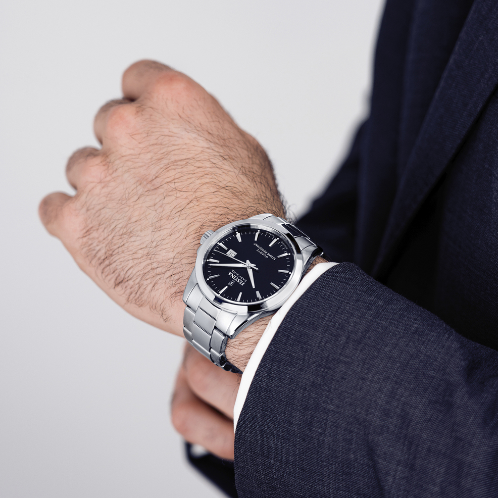 Festina RELOJ DE HOMBRE FESTINA SWISS MADE F20024/4 CON ESFERA NEGRA Último día