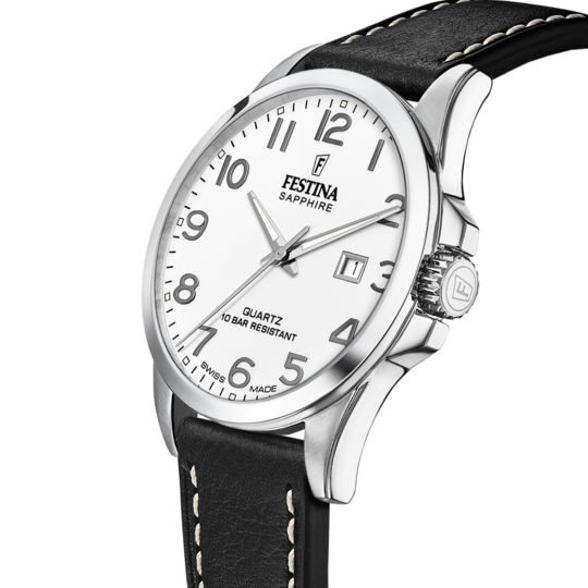 Festina RELOJ DE HOMBRE FESTINA SWISS MADE F20025/1 CON ESFERA PLATEADA Precio de fábrica