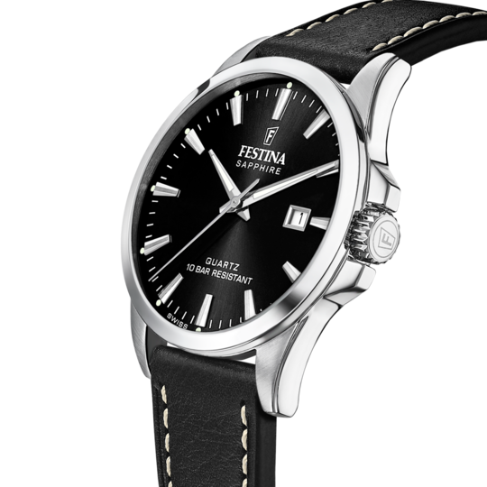 Festina RELOJ DE HOMBRE FESTINA SWISS MADE F20025/4 CON ESFERA NEGRA Solo hoy