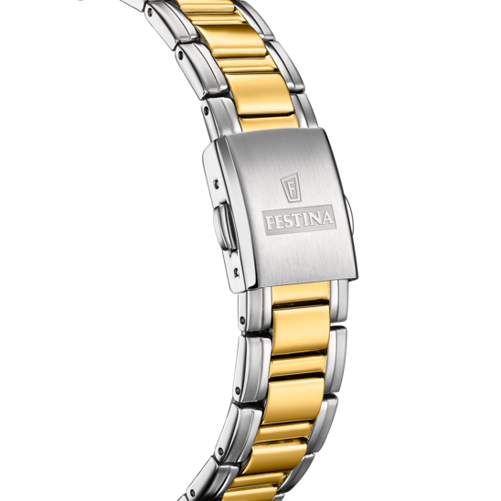 Festina RELOJ FESTINA SWISS SWISS MADE F20027/1 BLANCO CORREA DE ACERO INOXIDABLE 316L HOMBRE Oferta especial de fábrica