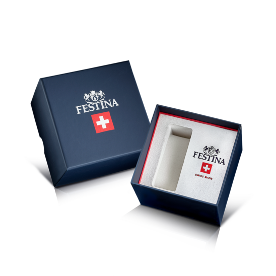Festina RELOJ FESTINA SWISS SWISS MADE F20027/1 BLANCO CORREA DE ACERO INOXIDABLE 316L HOMBRE Oferta especial de fábrica