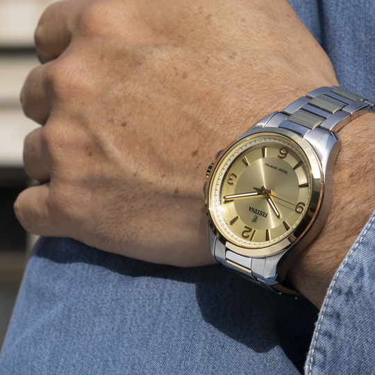 Festina FESTINA SOLAR ENERGY F20657/2 CHAMPAGNE ACERO INOXIDABLE 316L HOMBRE Outlet